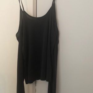 Shoulder cut out top